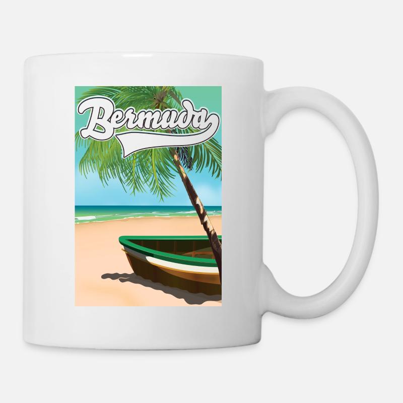 Bermuda Vacation poster - Mug - white