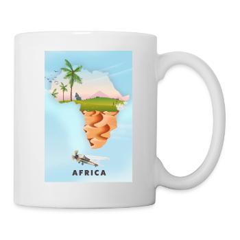Map Of Africa - Mug - white - Right