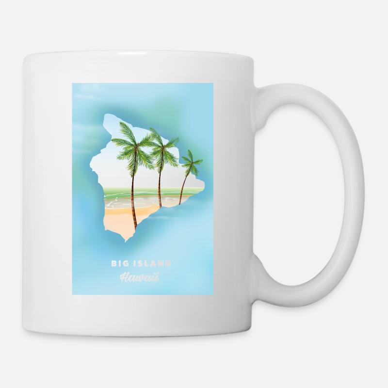 Grande île d’Hawaï - Mug blanc - blanc