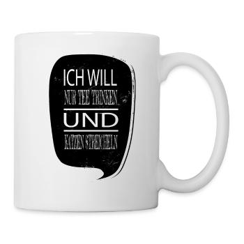 baseball gifts tee spruch cool teebeutel - Tasse - Weiß - Rechts