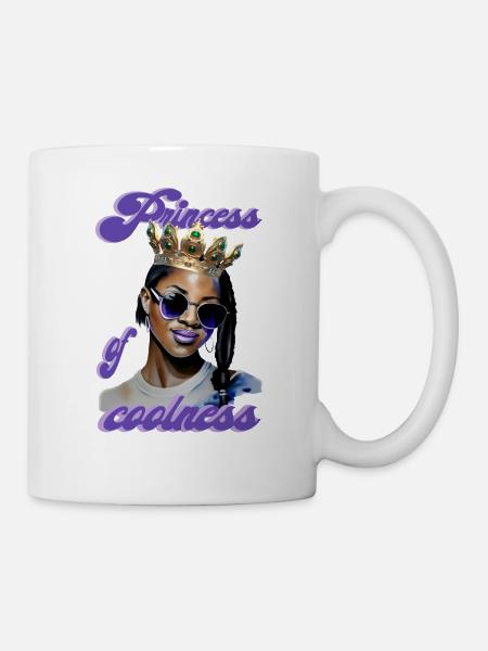 Princess of coolness Frau - Tasse - Weiß