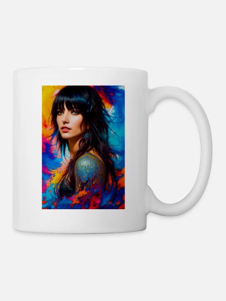 Colorful Beauty 6 - Mug - white
