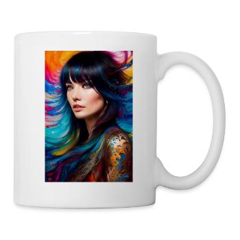 Colorful beauty 14 - Mug - white - Right