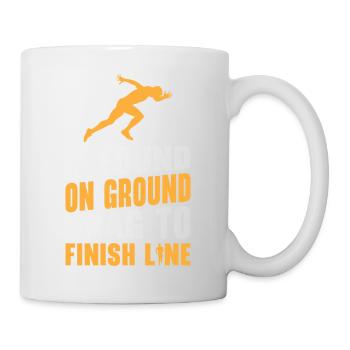 Laufen Läufer Joggen - Tasse - Weiß - Rechts