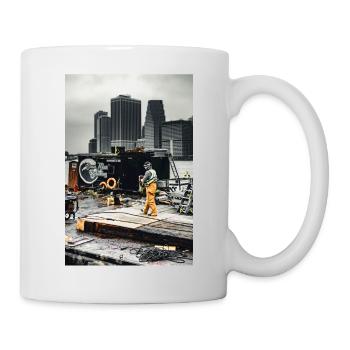 Dockworker in NYC - Tasse - Weiß - Rechts