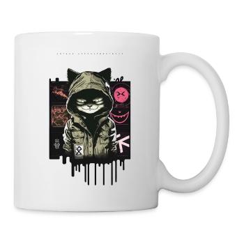 Cat ART8NS - Art ON Streetwear - Tasse - Weiß - Rechts