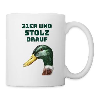31er und stolz drauf - Tasse - Weiß - Rechts