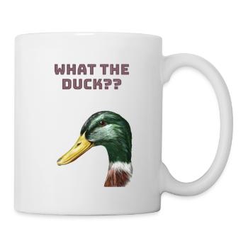 What the duck? - Tasse - Weiß - Rechts