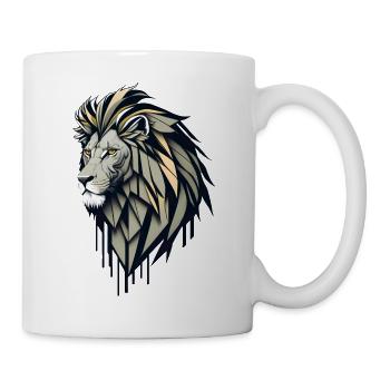Geometric Lion Head - Mug - white - Right