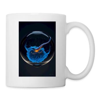 Wolken in einer Blase plasma 2 - Tasse - Weiß - Rechts