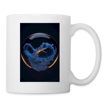 Wolken in einer Blase plasma 3 - Tasse - Weiß - Rechts