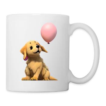 Chiot Golden Retriever Chien Propriétaire Chiens - Mug blanc - blanc - Droite