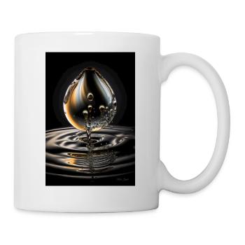 Déposer chrome 3 - Mug blanc - blanc - Droite