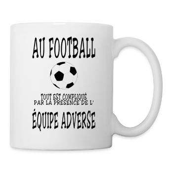Foot - Tout est compliqué - Mug blanc - blanc - Droite