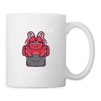 Cute Kawaii Crawfish Junkie Cajun Crawfish Boil - Mug - white - Right