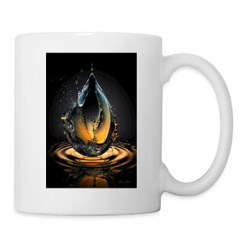 Droplet plasma 2 - Mug - white - Right