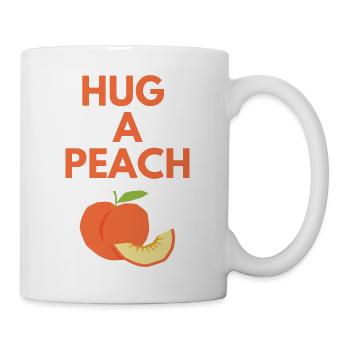 HUG A PEACH - Mug - white - Right