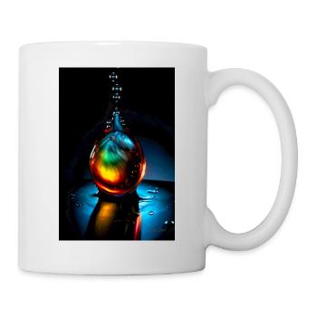 Tropfen plasma 6 - Tasse - Weiß - Rechts