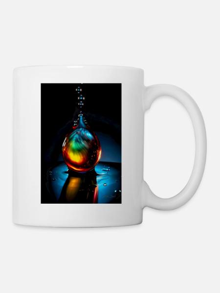 Tropfen plasma 6 - Tasse - Weiß