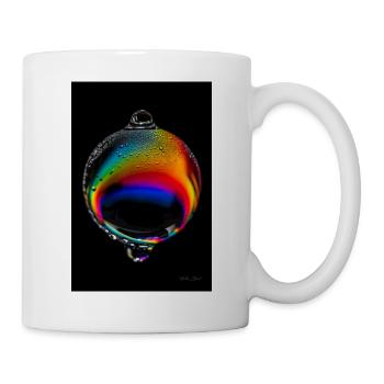 Drop arc-en-ciel 7 - Mug blanc - blanc - Droite
