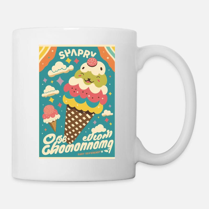 icecream style - Mug - white