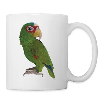 The white-fronted parrot - Mug - white - Right
