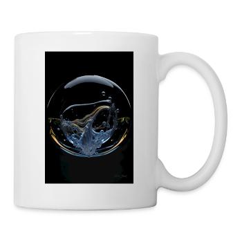 Kaos in einer Blase chrome 4 - Tasse - Weiß - Rechts