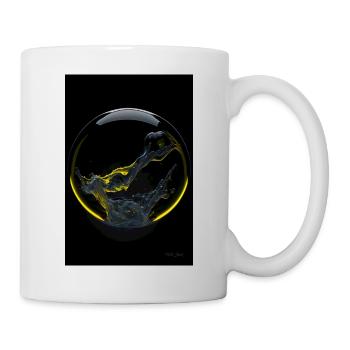 Kaos dans un jaune blister 2 - Mug blanc - blanc - Droite