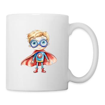 Superhero Watercolor Watercolor Drawing - Mug - white - Right