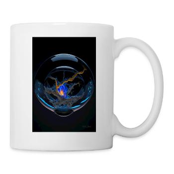 Kaos in einer Blase plasma 1 - Tasse - Weiß - Rechts