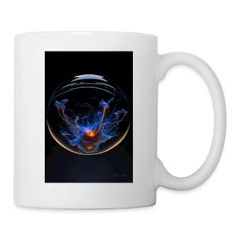 Kaos in einer Blase plasma 2 - Tasse - Weiß - Rechts