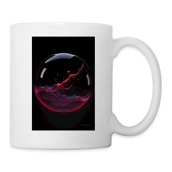 Kaos dans un blister rouge2 - Mug blanc - blanc - Droite