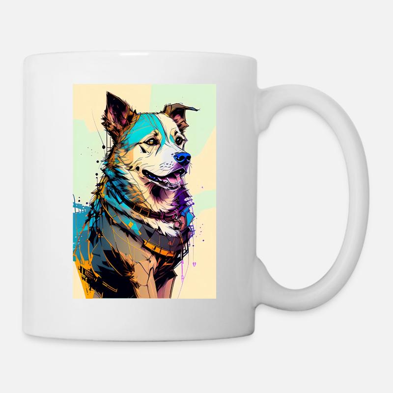 Inkpunk Dog 1 - Mug - white