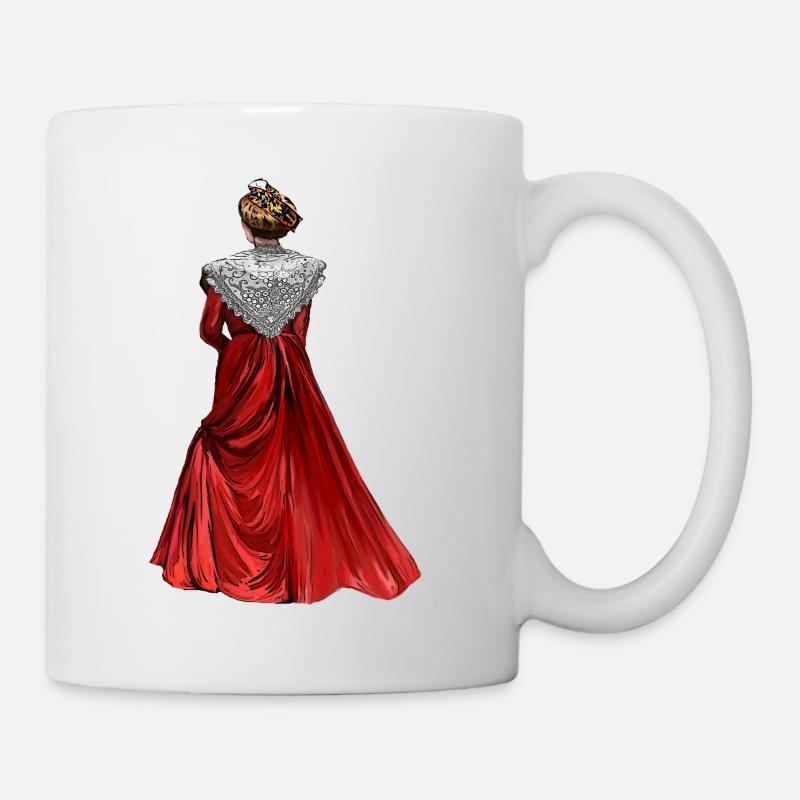 Arlesienne red suit - Mug - white