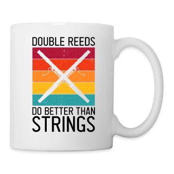 Basson pour basson anches et bassoniste - Mug blanc - blanc - Droite