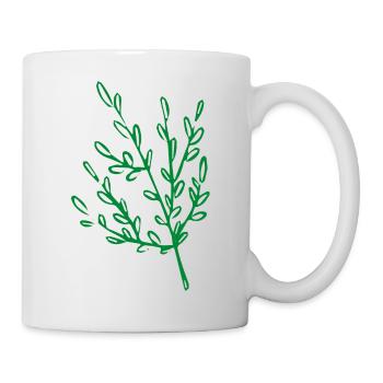Flower Blume Pflanze - Tasse - Weiß - Rechts