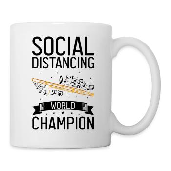 Bassoonist design for woodwind orchestra - Mug - white - Right