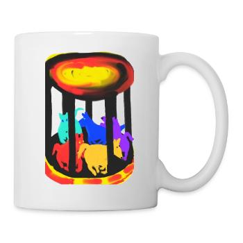 Pony Horses - Mug - white - Right