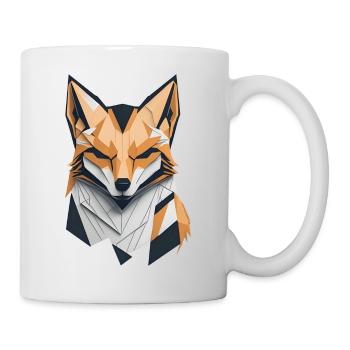 Tête de renard de forme moderne - Mug blanc - blanc - Droite