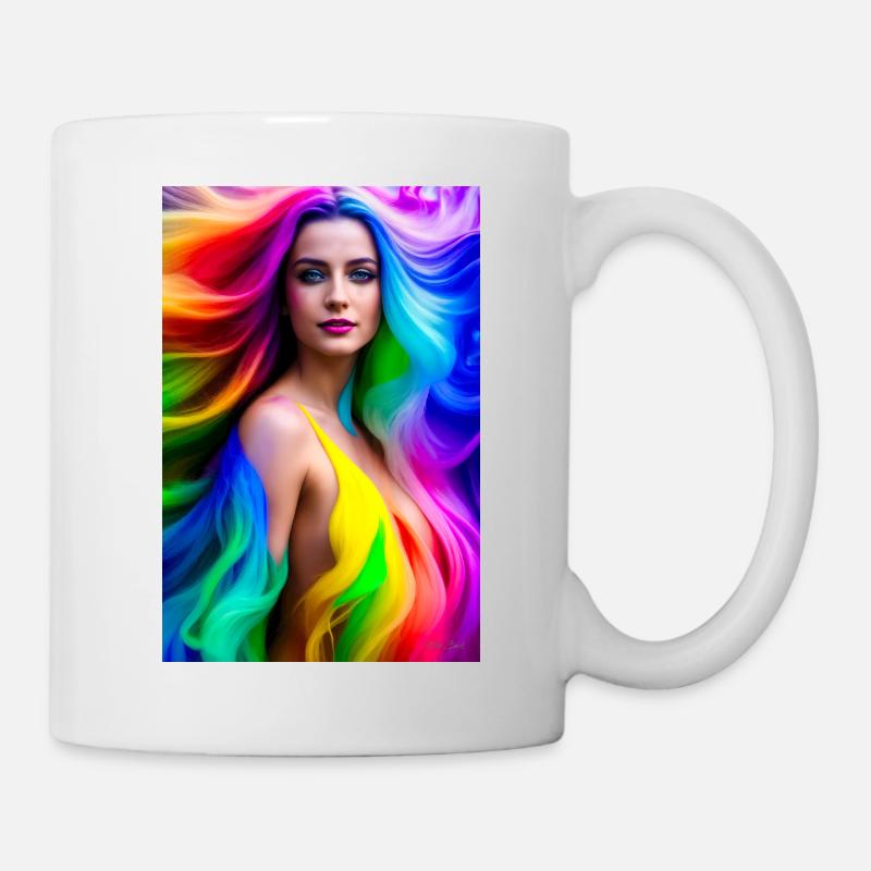 Neon Beauty 4 - Mug blanc - blanc