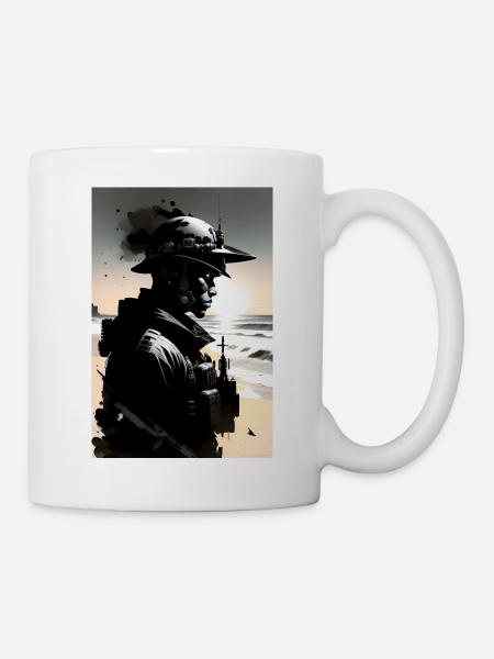 Soldat - Tasse - Weiß