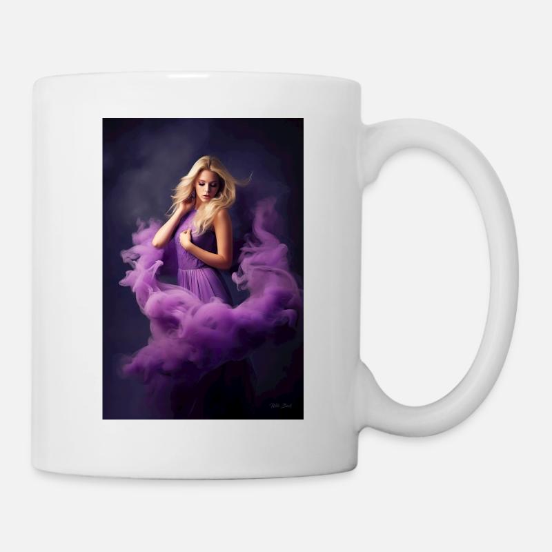 Purple Beauty 4 - Mug - white