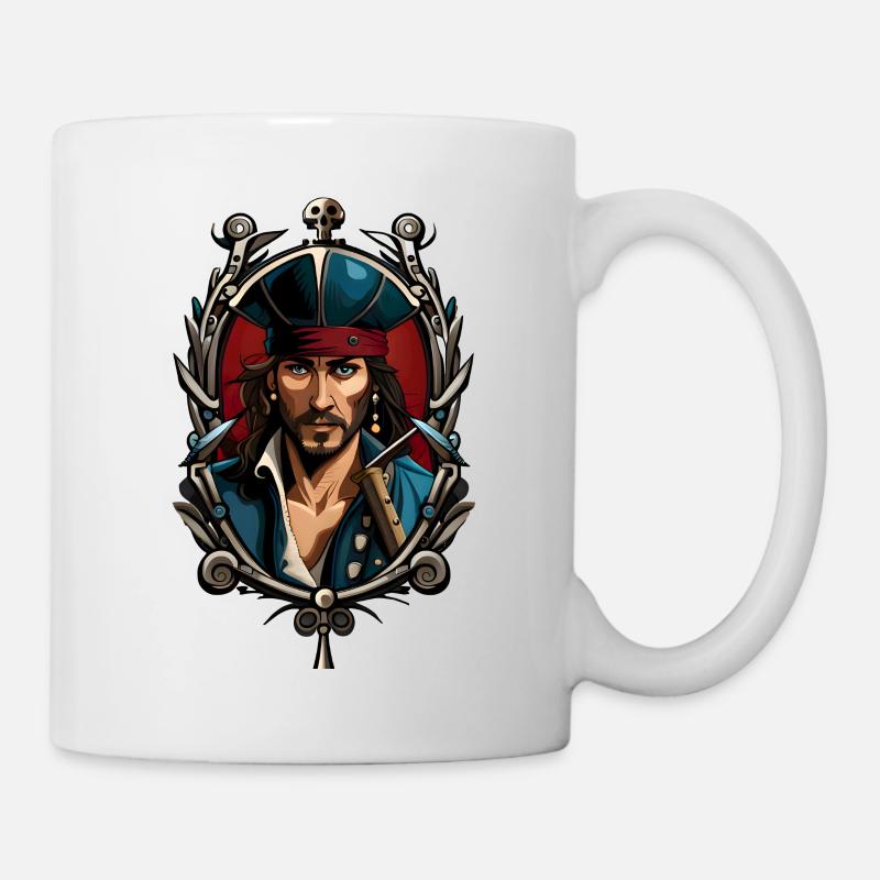 Pirate Portrait - Mug blanc - blanc