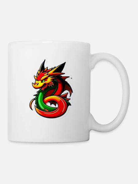Dragon - Mug - white