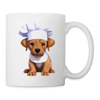 Restaurateur Labrador Retriever Cuisine Chien Chiot - Mug blanc - blanc - Droite
