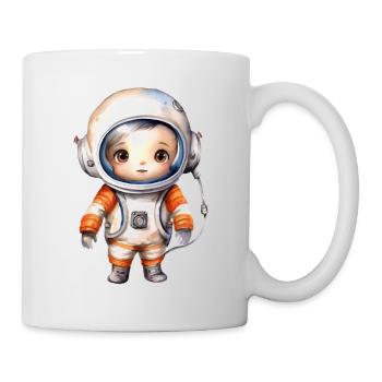 Dessin à l’aquarelle d’astronaute - Mug blanc - blanc - Droite
