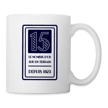 LE NOMBRE D'OR AU RUGBY - Mug blanc - blanc - Droite