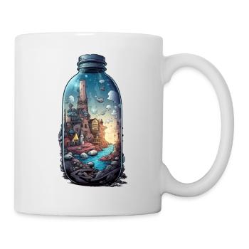 Sunken City Tattoo Drawing - Mug - white - Right