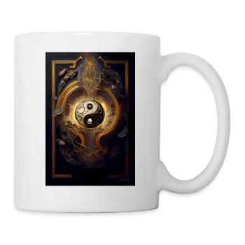 Yin Yang 4 - Tasse - Weiß - Rechts