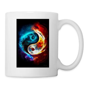 Yin Yang 5 - Tasse - Weiß - Rechts